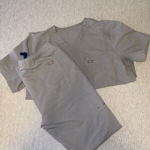 Gray Scrub Set